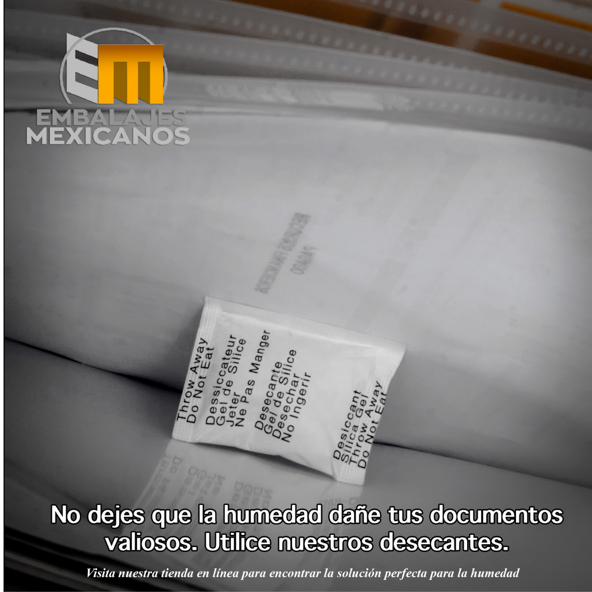 Silica Gel En Sobres De 1 Gramo 1,000 Pz Desecante P Humedad