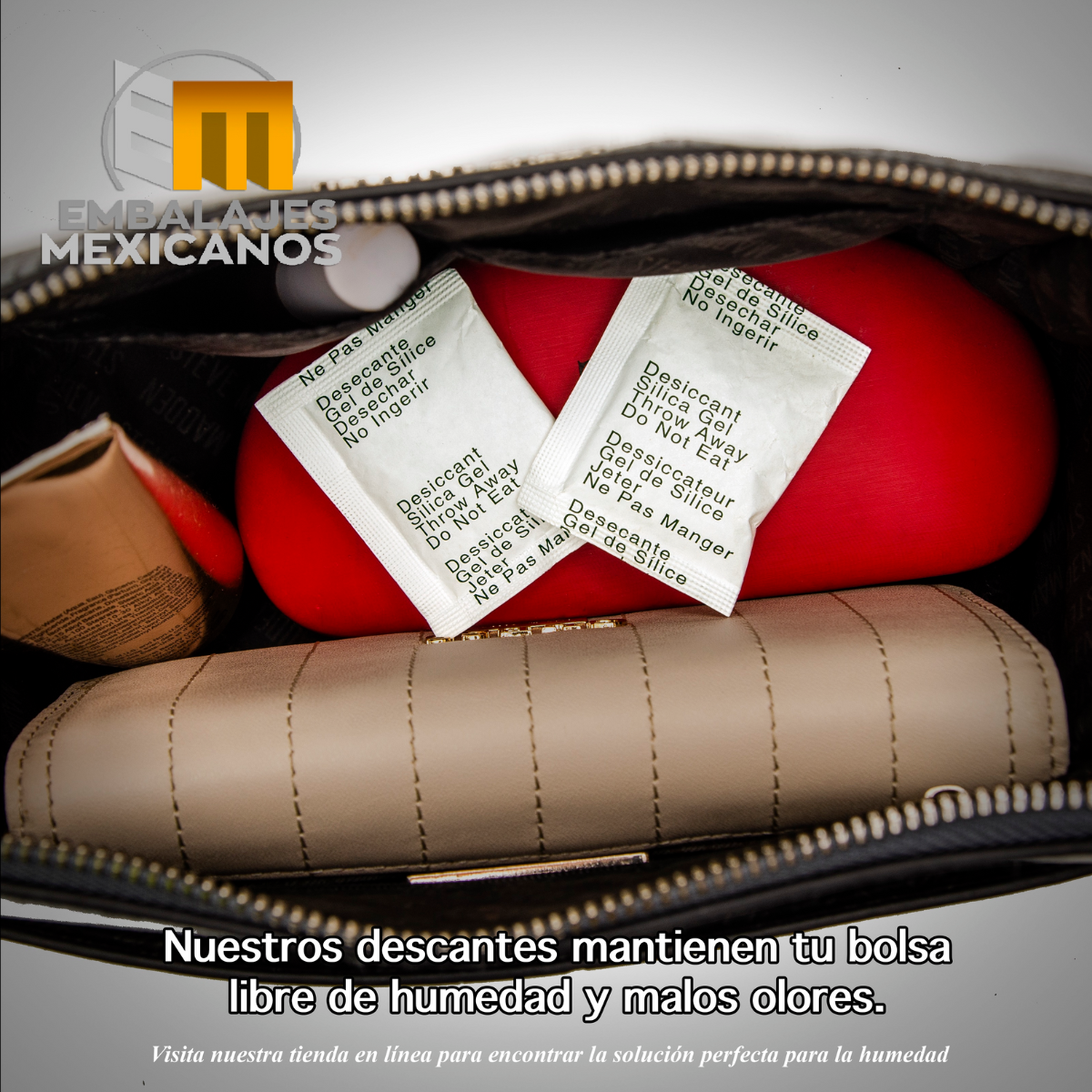 Silica Gel O Gel Sílice En Sobres De 5g 100 Pz Para Humedad