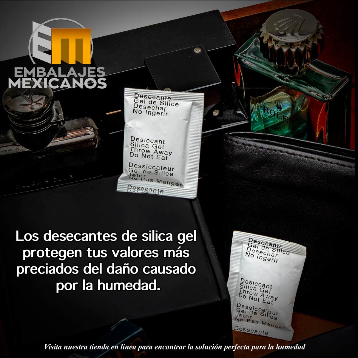 Silica Gel O Gel Sílice En Sobres De 5g 100 Pz Para Humedad