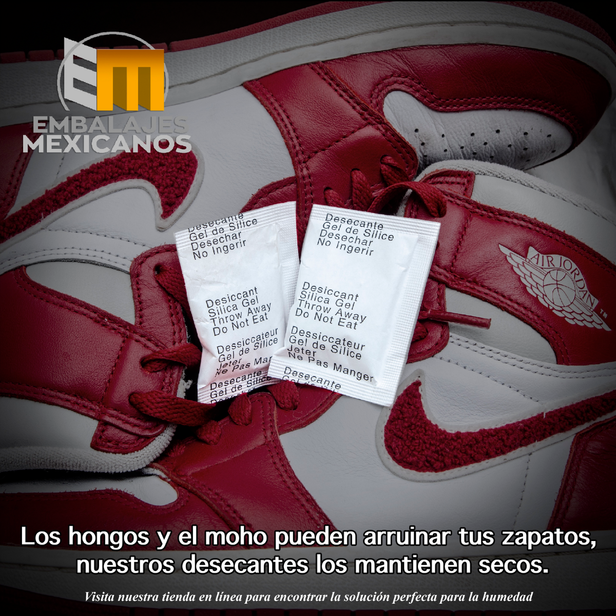 LA SILICA GEL ES UN EXCELENTE ALIADA PARA CUIDAR ZAPATOS, TENNIS Y BOLSOS