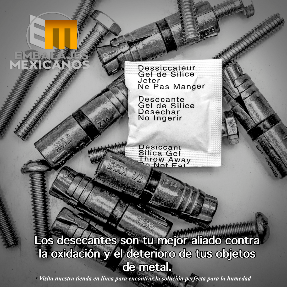 Silica Gel En Sobres De 1 Gramo 1,000 Pz Desecante P Humedad