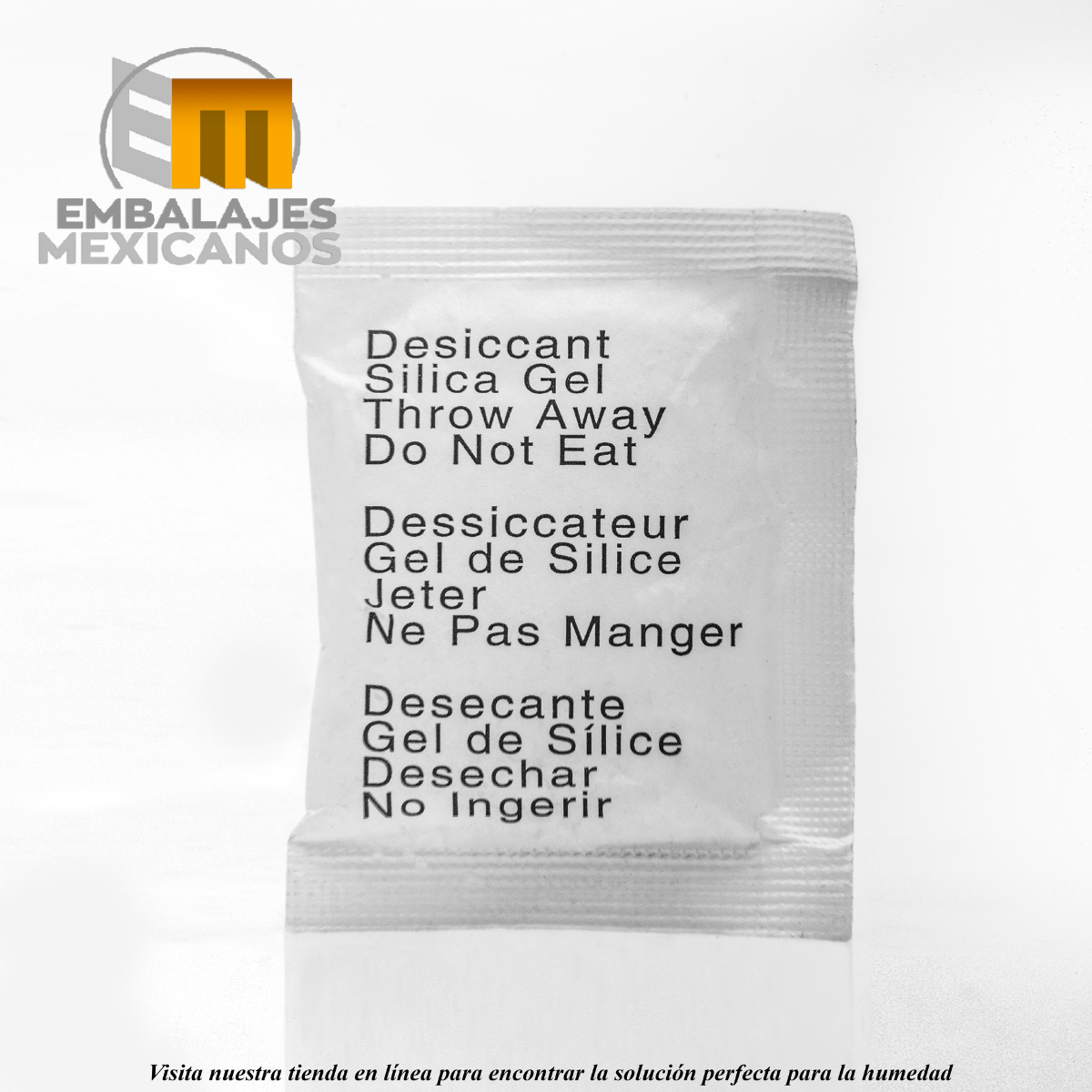 Silica Gel O Gel Sílice En Sobres De 5g 100 Pz Para Humedad